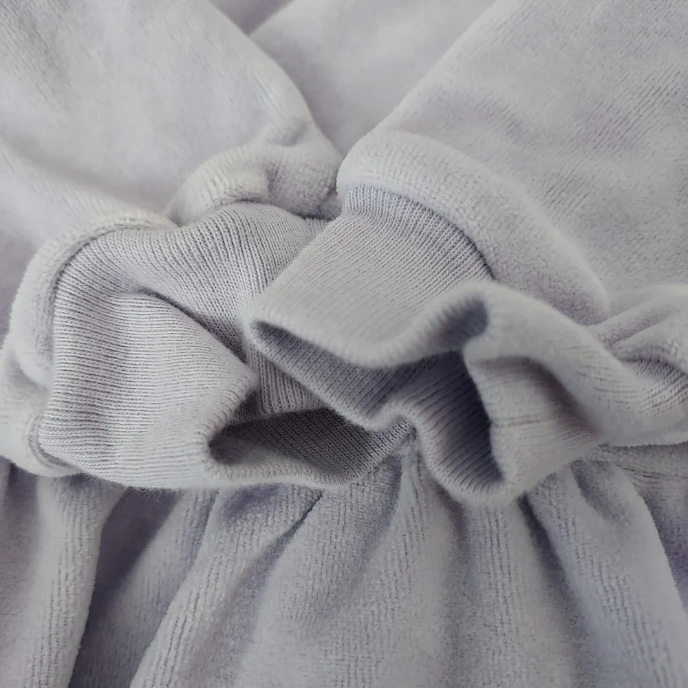Ralph Lauren Lavender Peplum Velour Hooded Jacket Coquette Girl Quiet Luxury